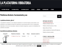 Tablet Screenshot of laplataformavibratoria.com